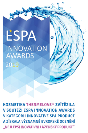 Lázeňská kosmetika THERMELOVE získala ocenění od ESPA Innovation Awards